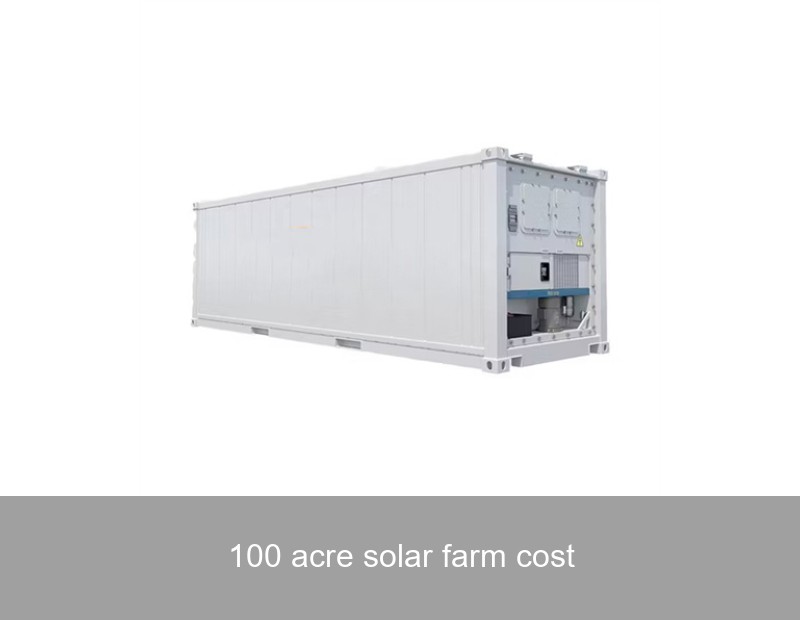 100 acre solar farm cost
