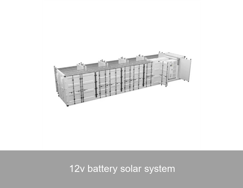 12v battery solar system