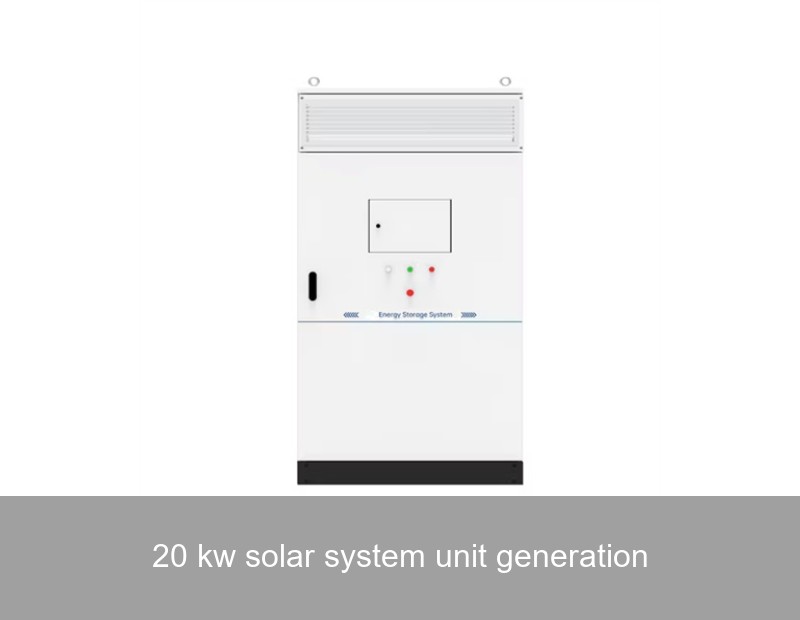 20 kw solar system unit generation