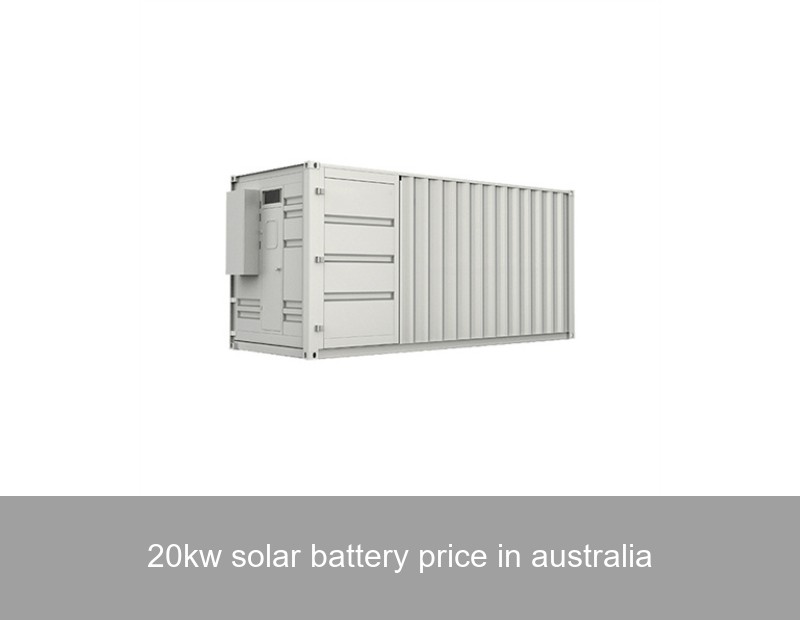 20kw solar battery price in australia