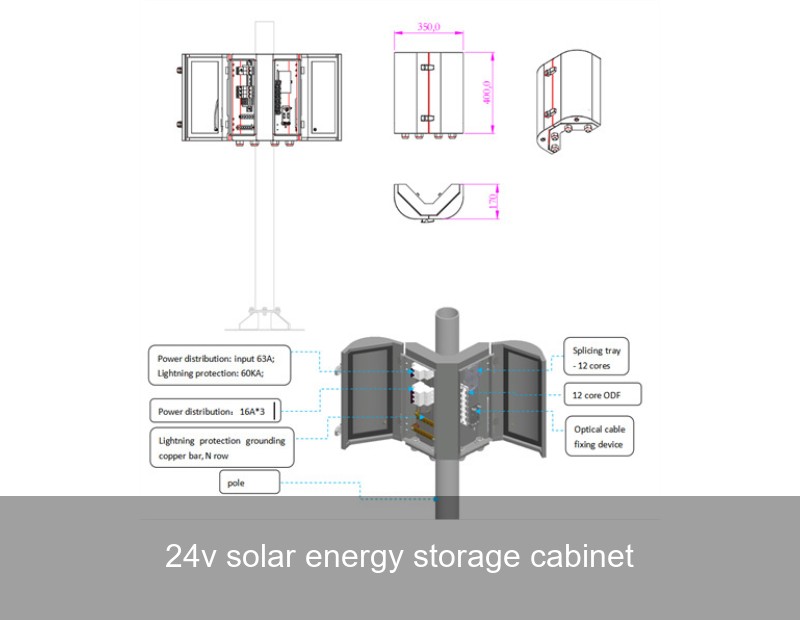24v solar energy storage cabinet