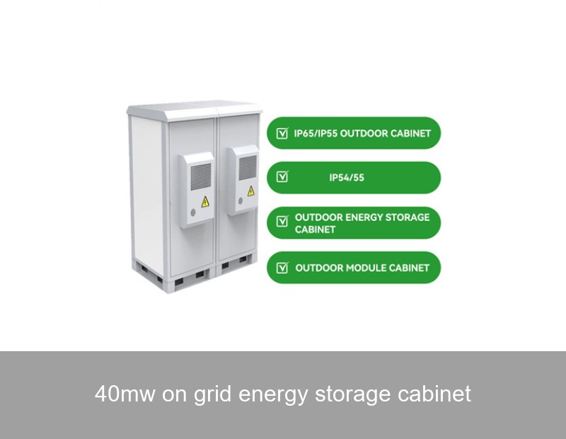 40mw on grid energy storage cabinet