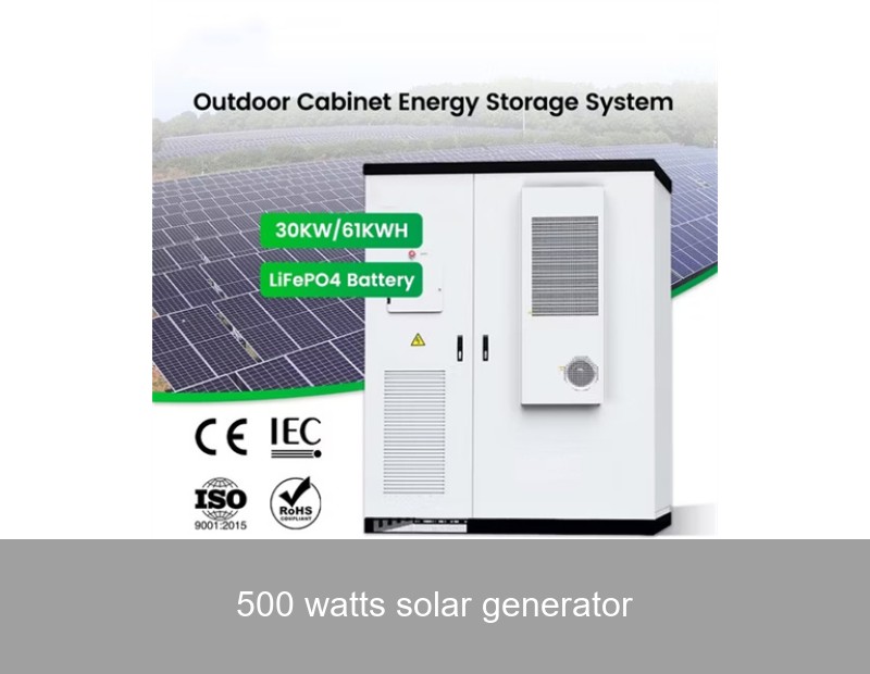 500 watts solar generator