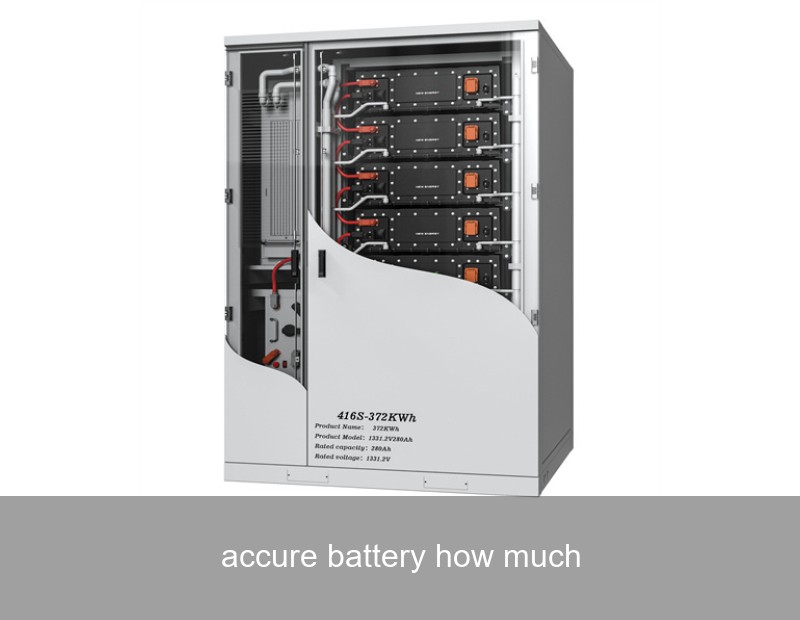 accure battery how much