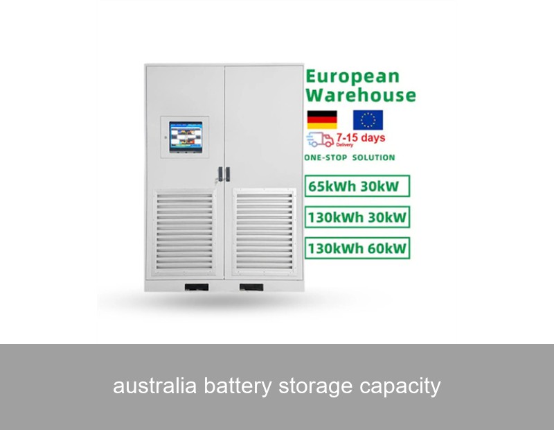 australia battery storage capacity