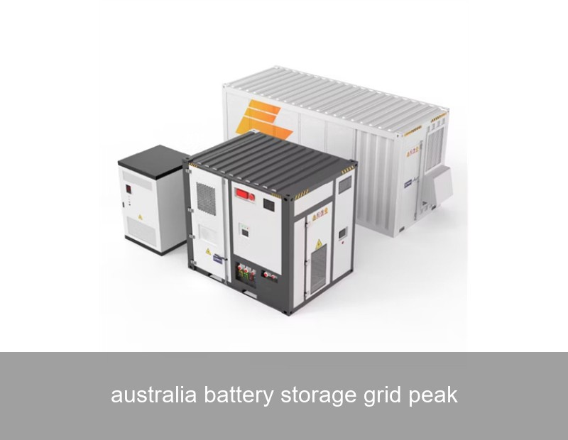 australia battery storage grid peak
