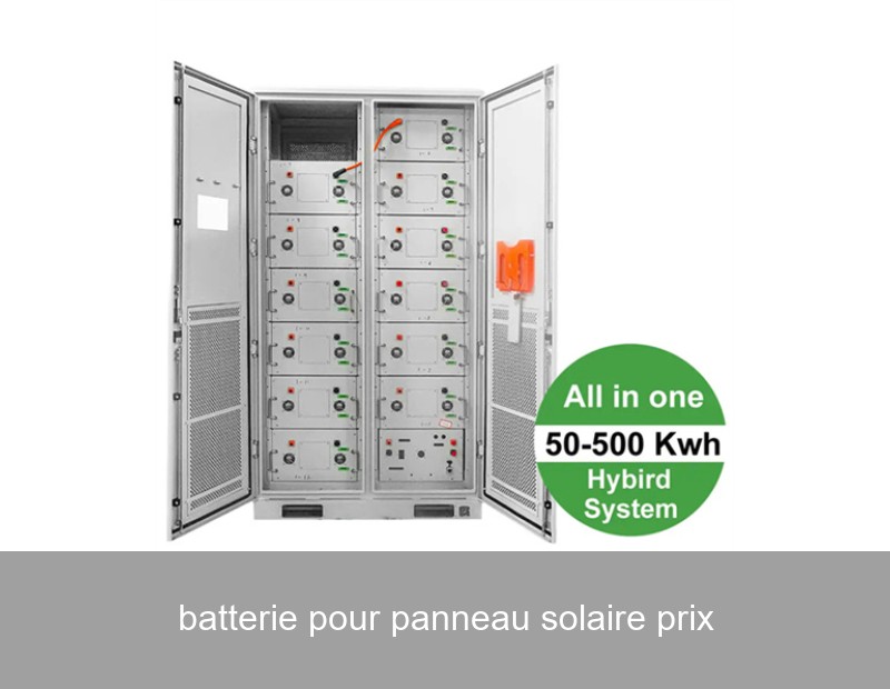 batterie pour panneau solaire prix