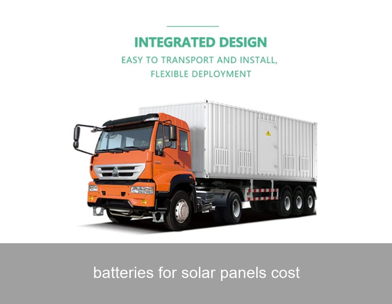 batteries for solar panels cost