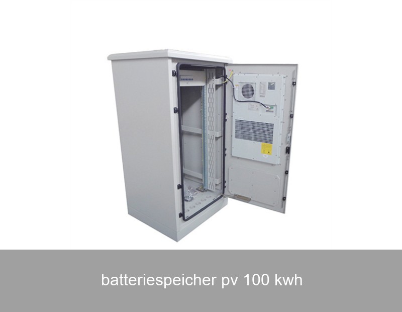batteriespeicher pv 100 kwh