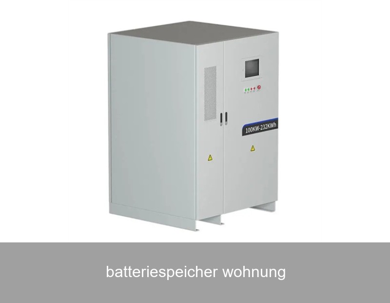 batteriespeicher wohnung