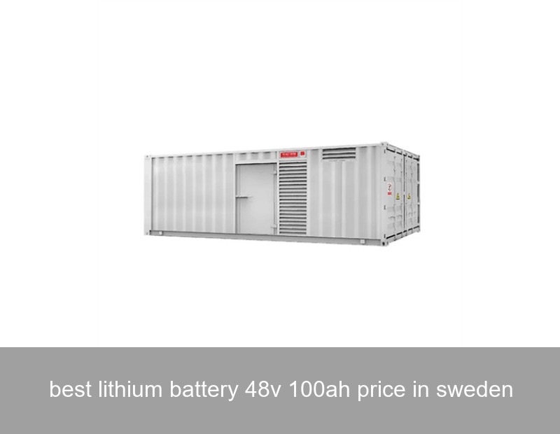 best lithium battery 48v 100ah price in sweden