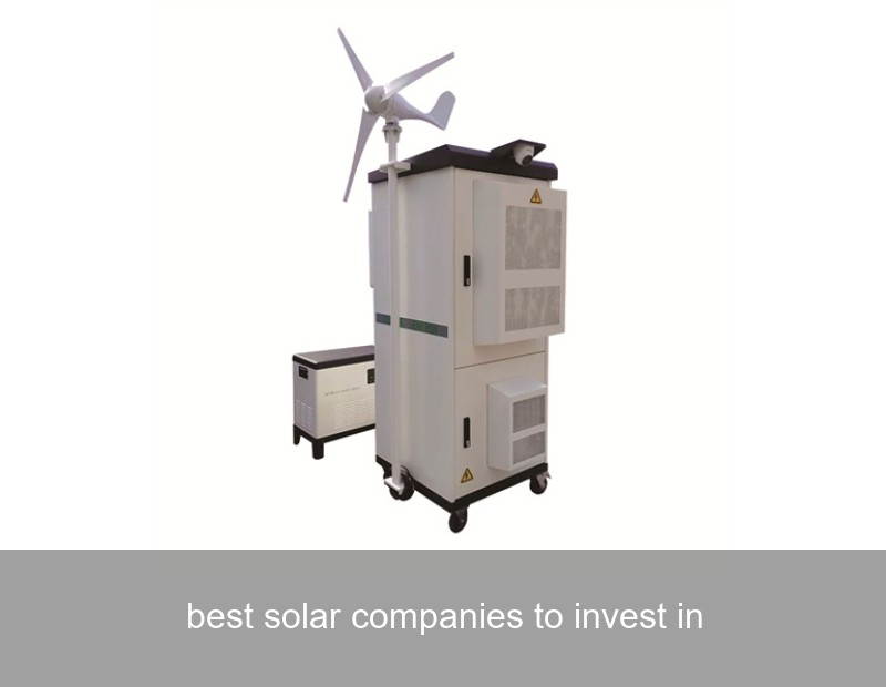best solar companies to invest in