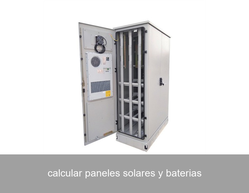 calcular paneles solares y baterias