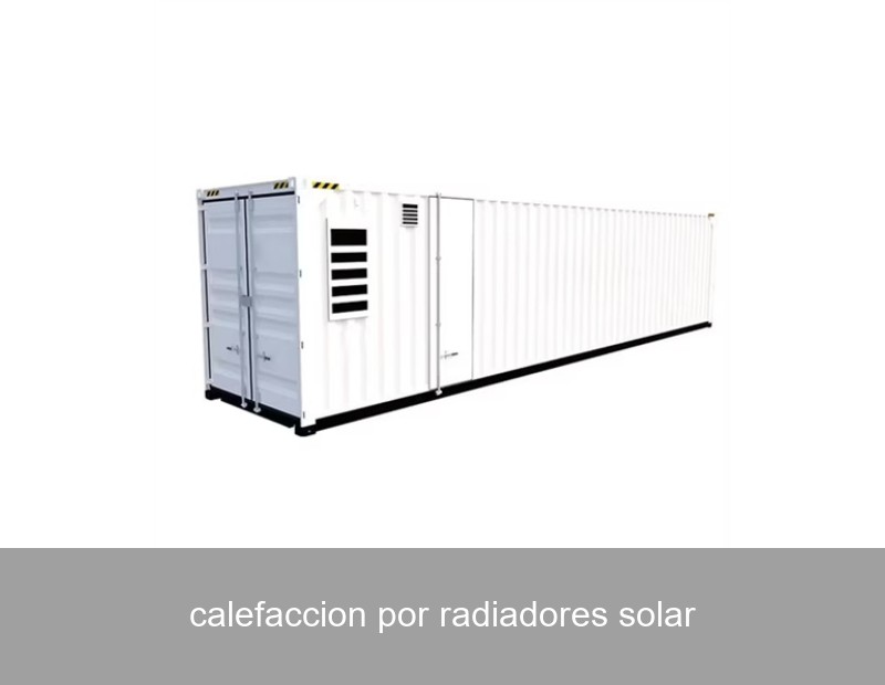 calefaccion por radiadores solar
