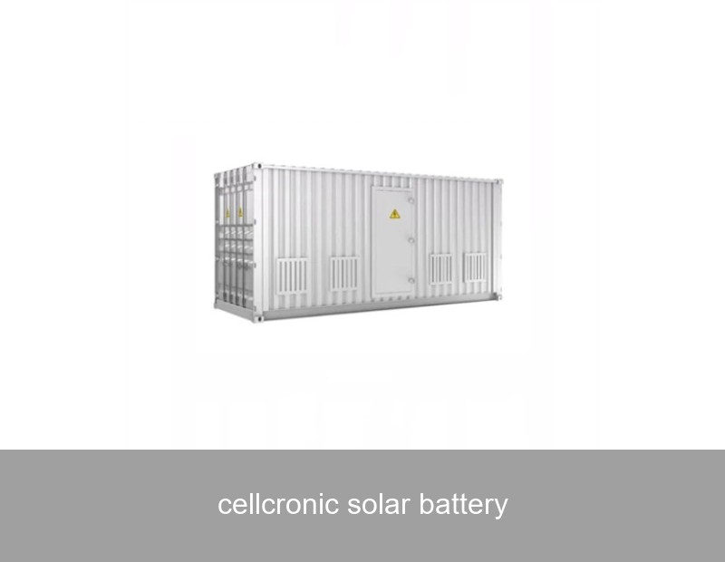 cellcronic solar battery