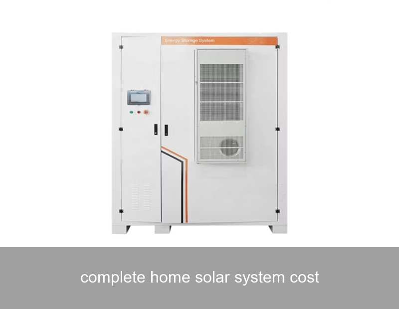 complete home solar system cost