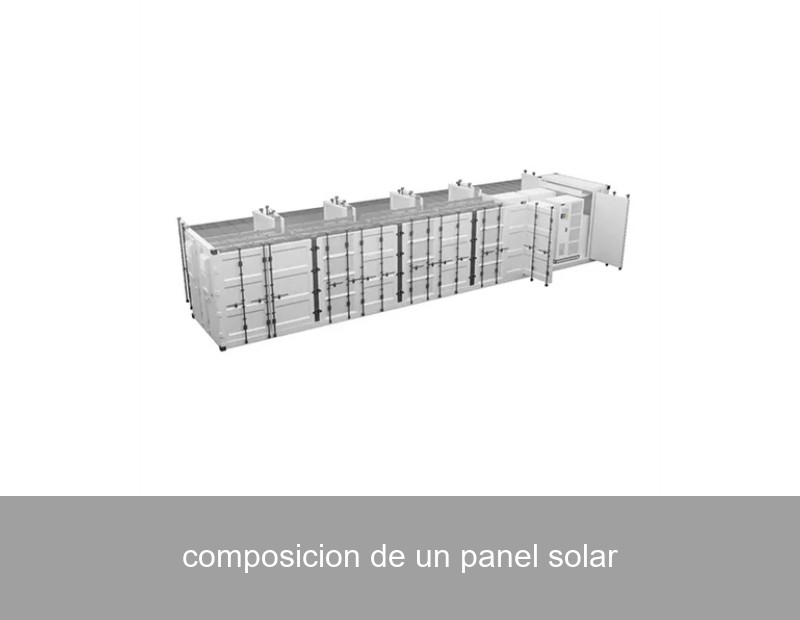 composicion de un panel solar