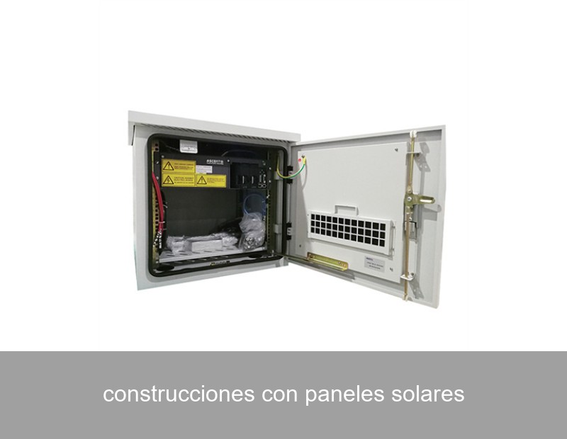 construcciones con paneles solares