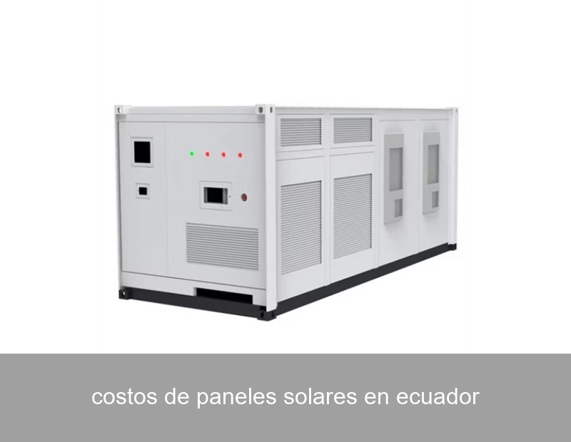 costos de paneles solares en ecuador