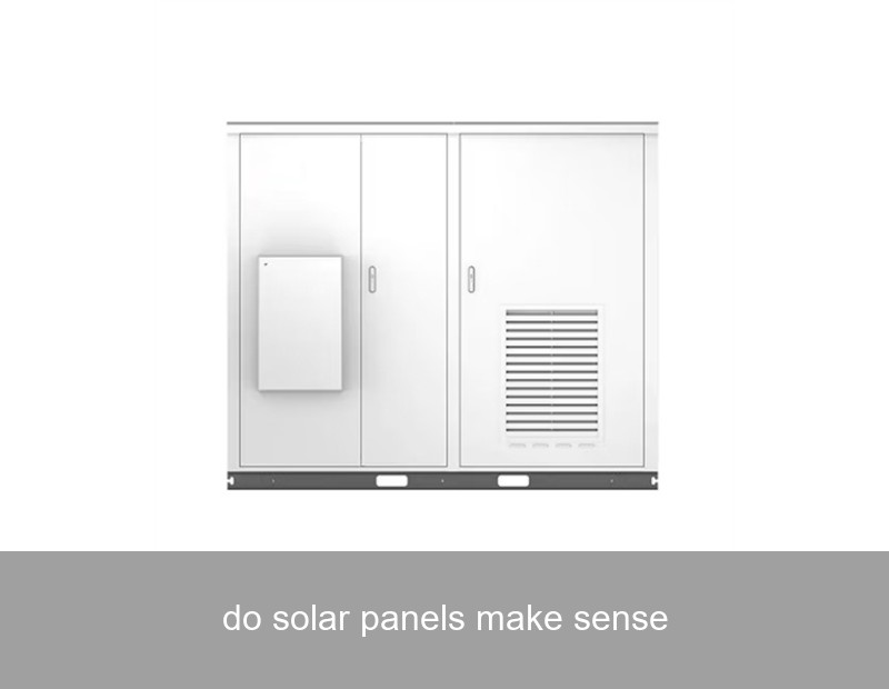 do solar panels make sense