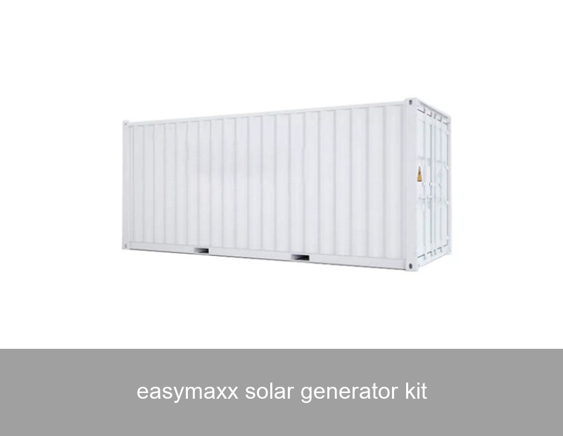 easymaxx solar generator kit