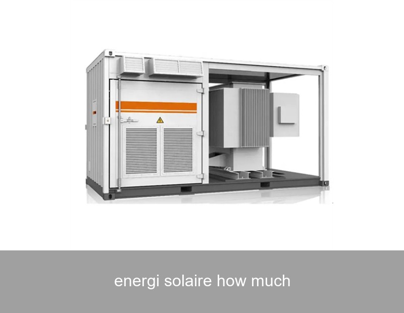energi solaire how much