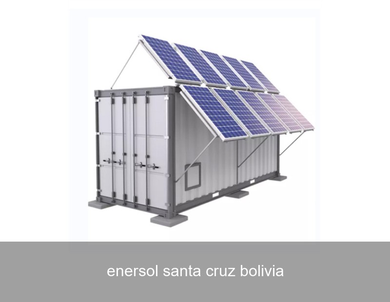 enersol santa cruz bolivia
