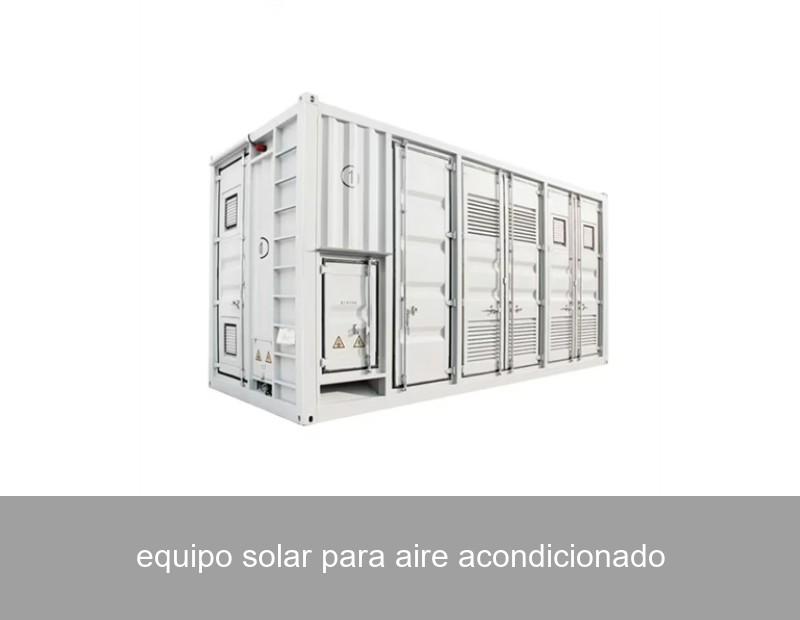 equipo solar para aire acondicionado