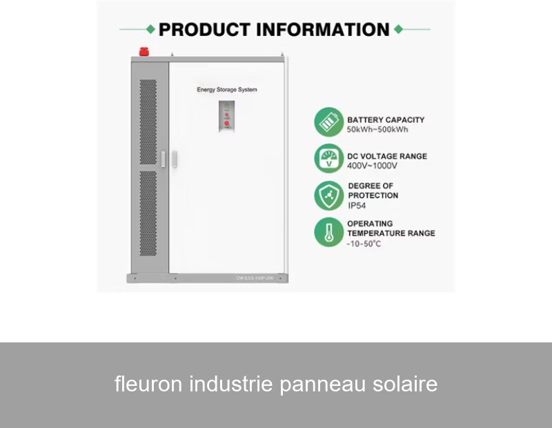 fleuron industrie panneau solaire