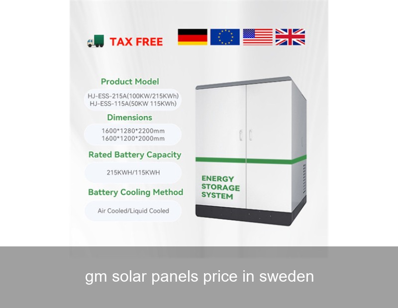 gm solar panels price in sweden