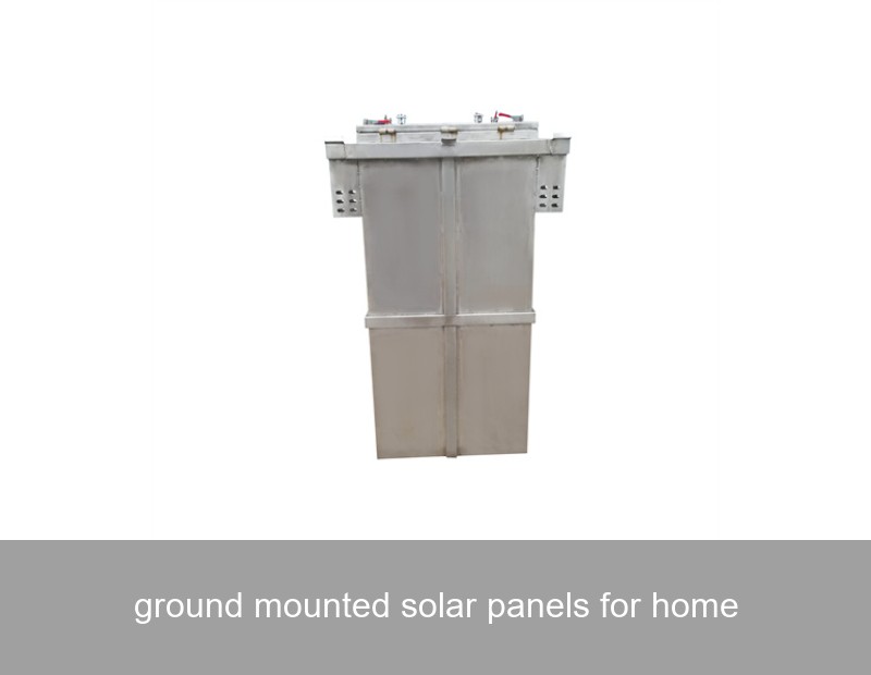 ground mounted solar panels for home