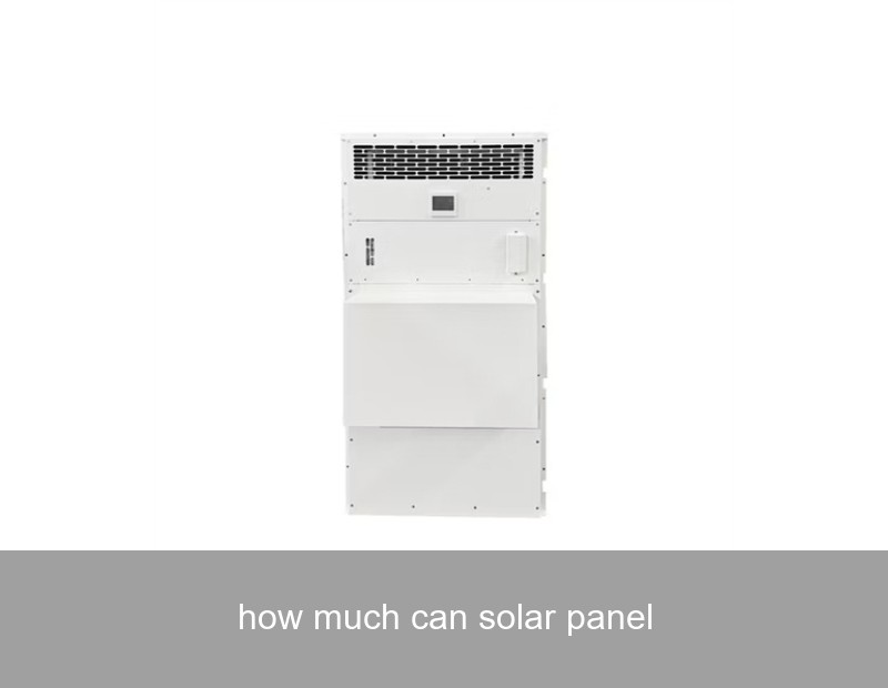 how much can solar panel