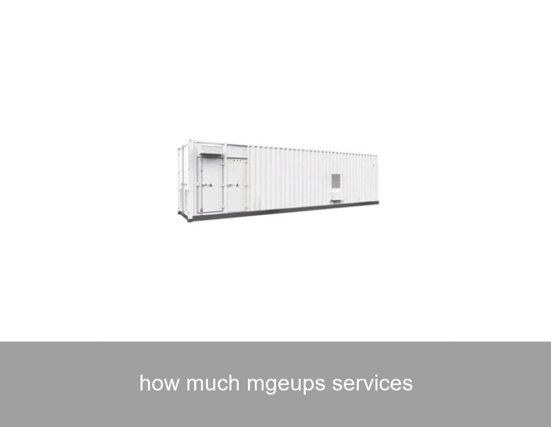 how much mgeups services