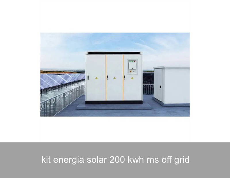 kit energia solar 200 kwh ms off grid