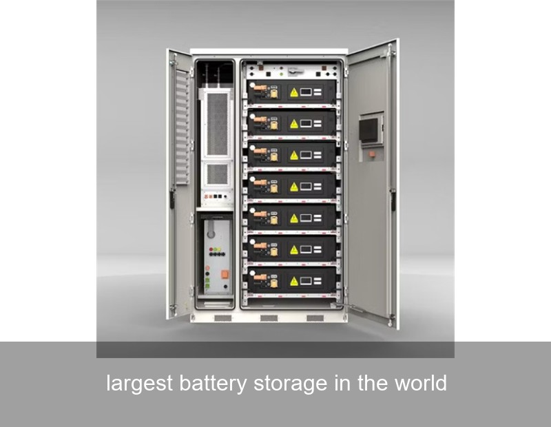 largest battery storage in the world