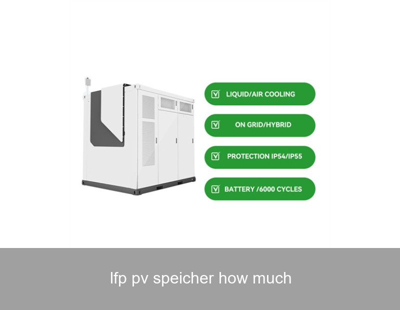 lfp pv speicher how much