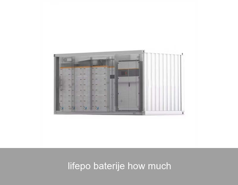 lifepo baterije how much