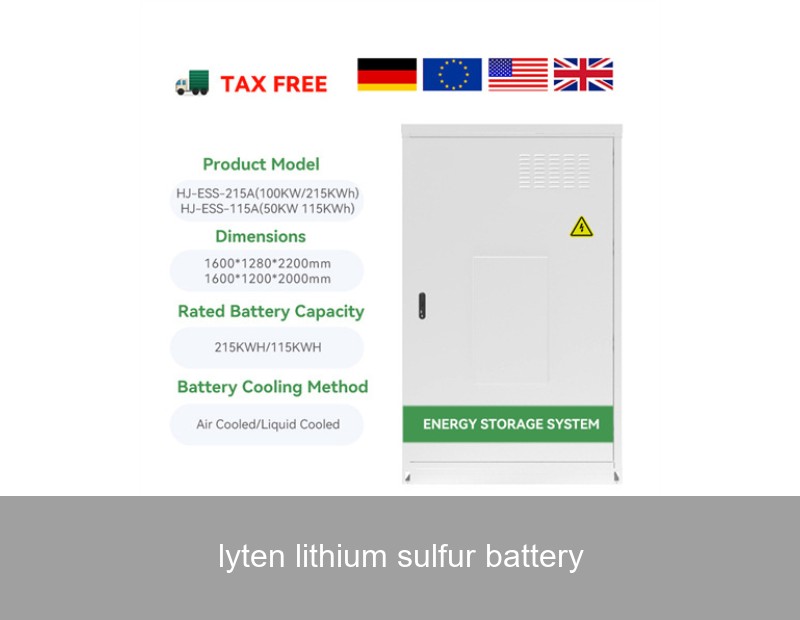 lyten lithium sulfur battery