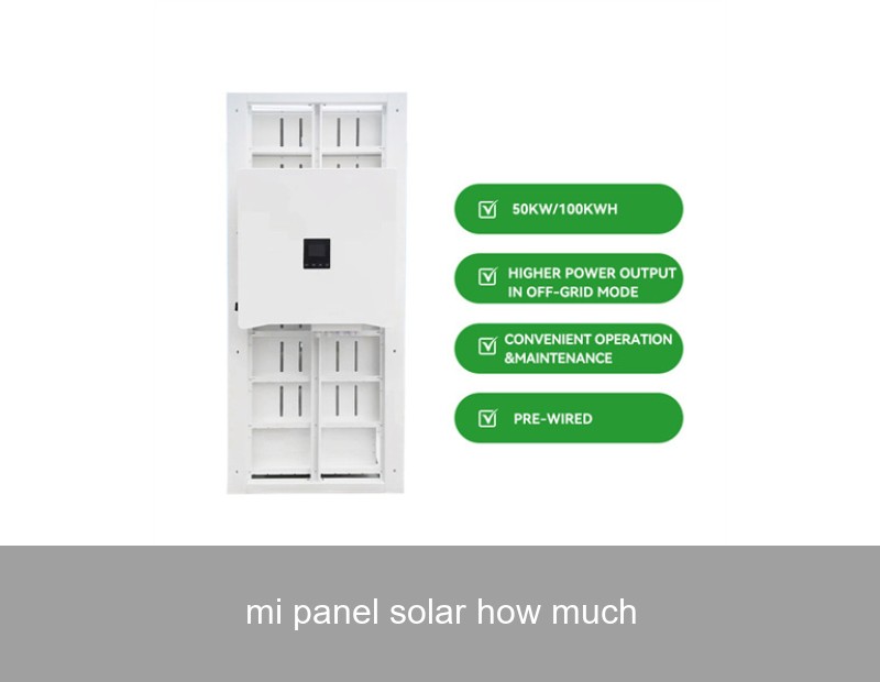mi panel solar how much