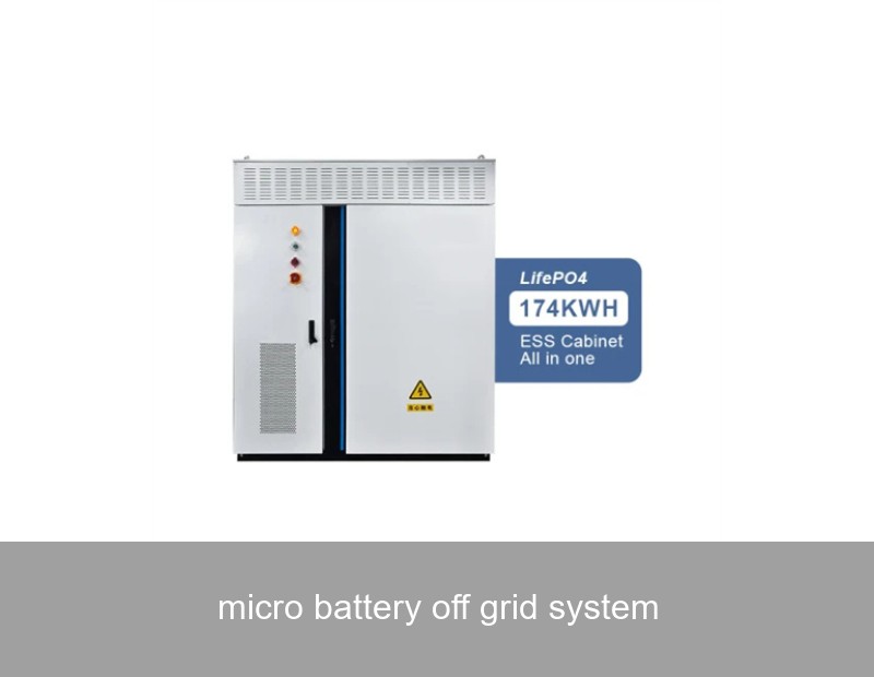 micro battery off grid system