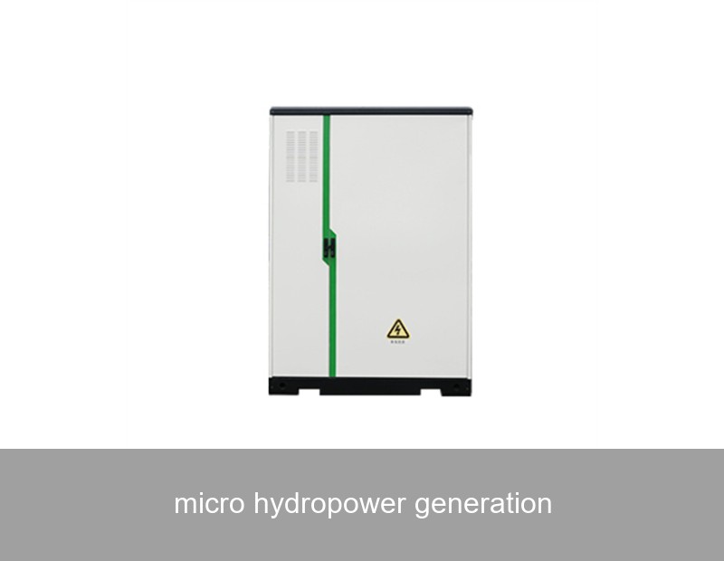 micro hydropower generation