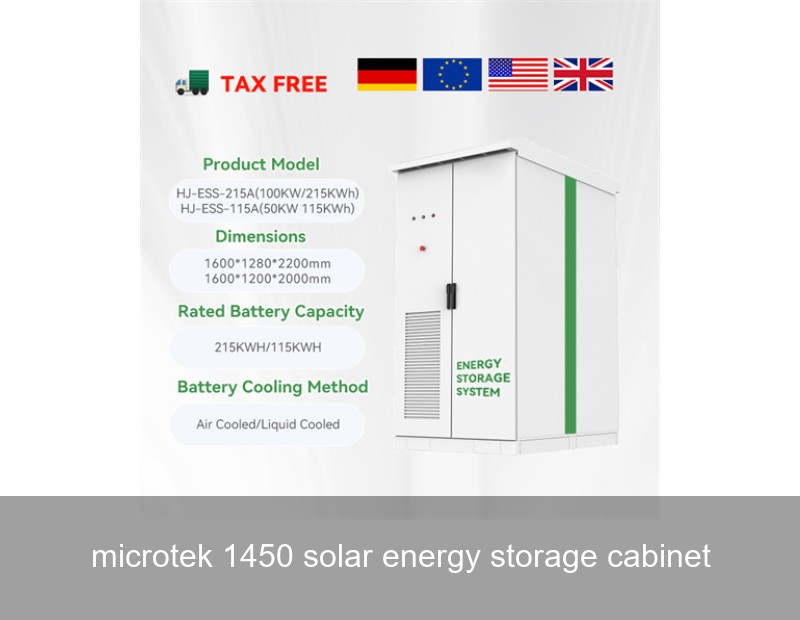 microtek 1450 solar energy storage cabinet