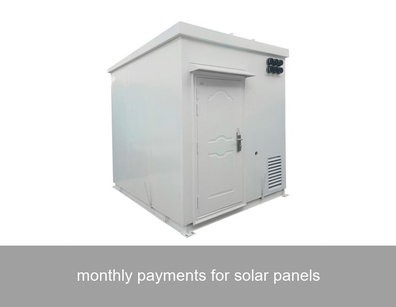 monthly payments for solar panels