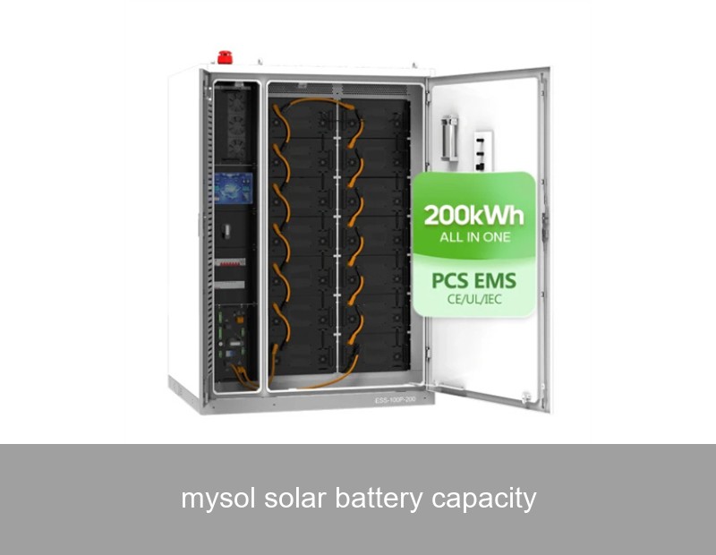 mysol solar battery capacity