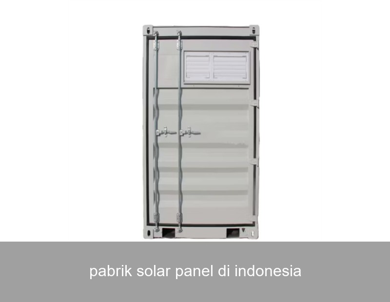 pabrik solar panel di indonesia