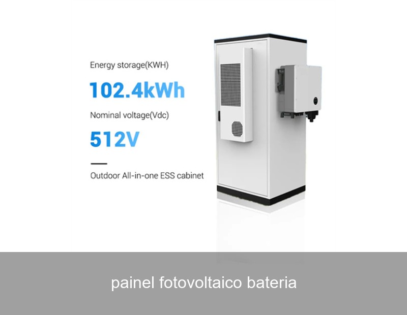 painel fotovoltaico bateria