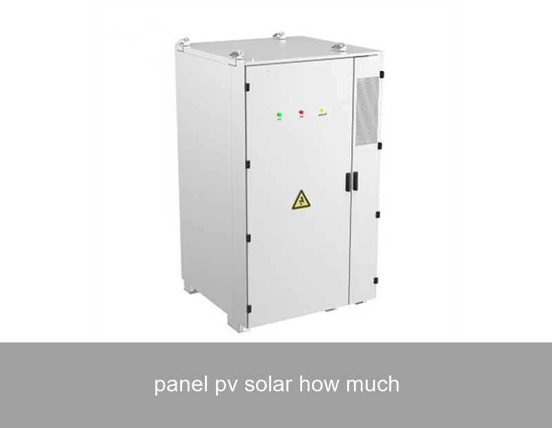 panel pv solar how much