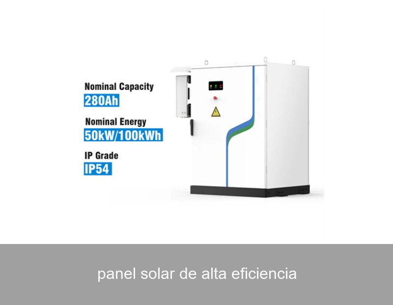 panel solar de alta eficiencia