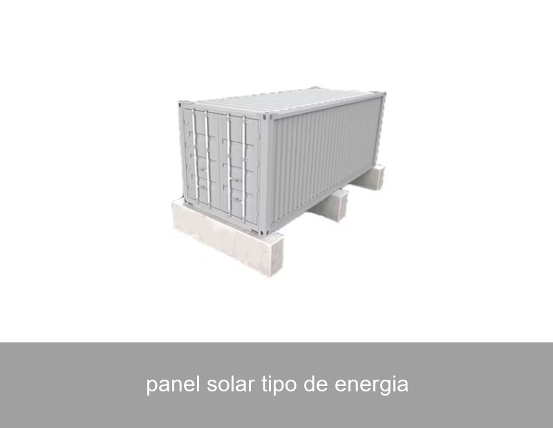 panel solar tipo de energia