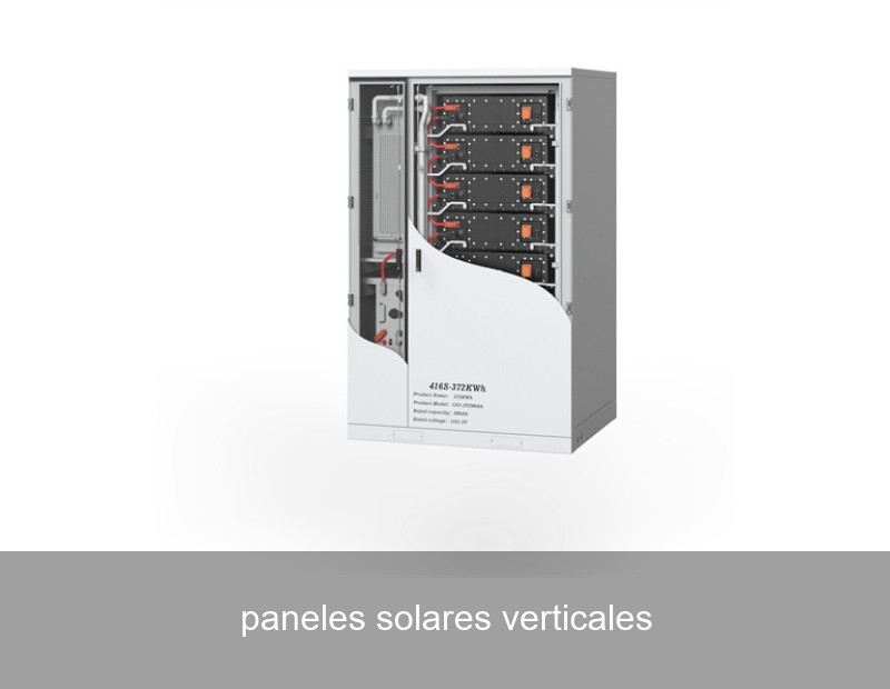 paneles solares verticales